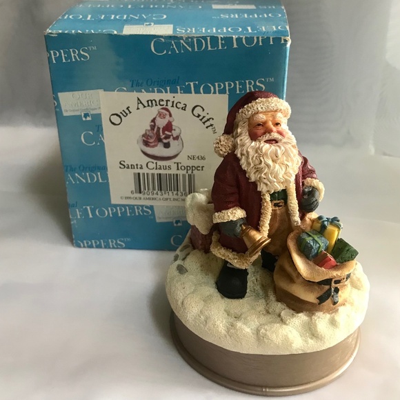 Santa Claus Topper Christmas Decor - Picture 2 of 15